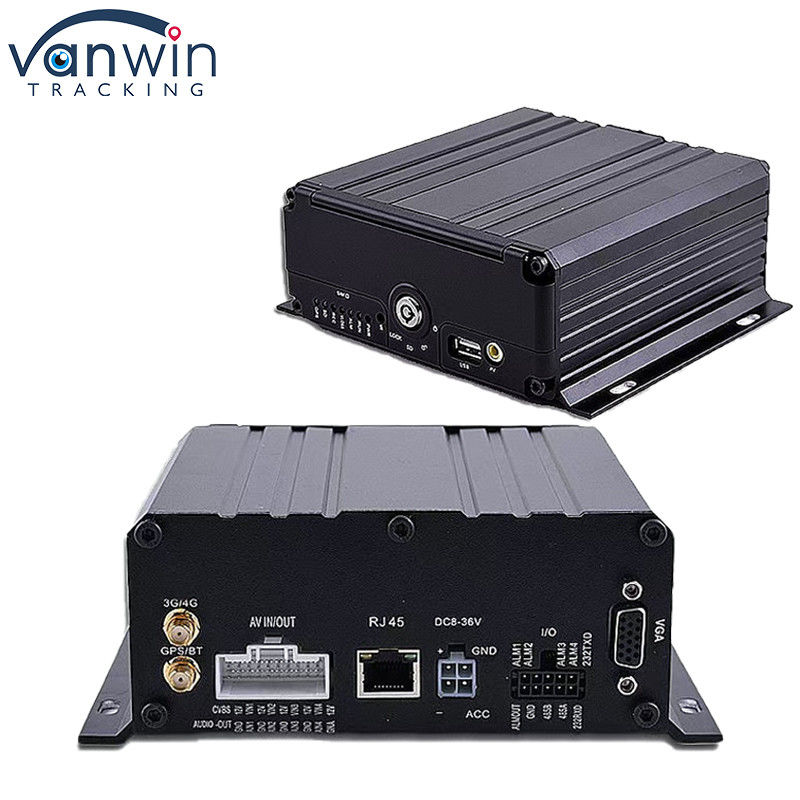 1080P H.264 AHD 256GB 4CH Araba Mobil DVR GPS SD Kart Otobüs Kamyon Araba Kaydedici