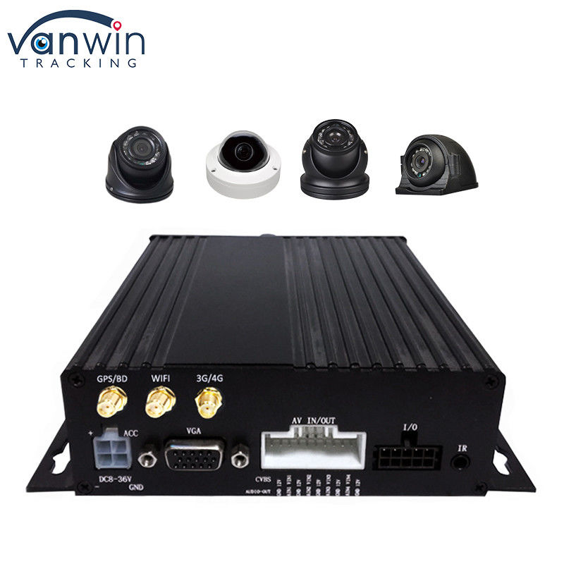 GPS 1080P HD 4CH Mobil DVR SD Kart Samrt WIFI Otobüs Araç Dijital Video Kaydedici