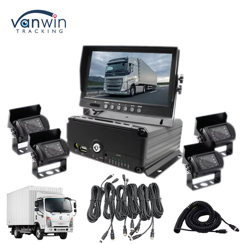Araba Kara Kutusu Kamera Araba DVR SIM SD Kart Kamyon Araba Kayıt Aracı MDVR Otobüs Kutusu için Kullanılan Ön Ve Arka Kameralar
