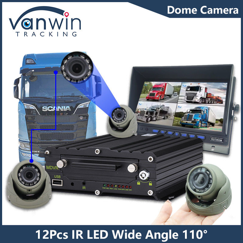 Araç Montajlı Kamera Full HD 1080P Gece Görüşü 2.8mm lens Geniş Açı Kubbe Kamerası