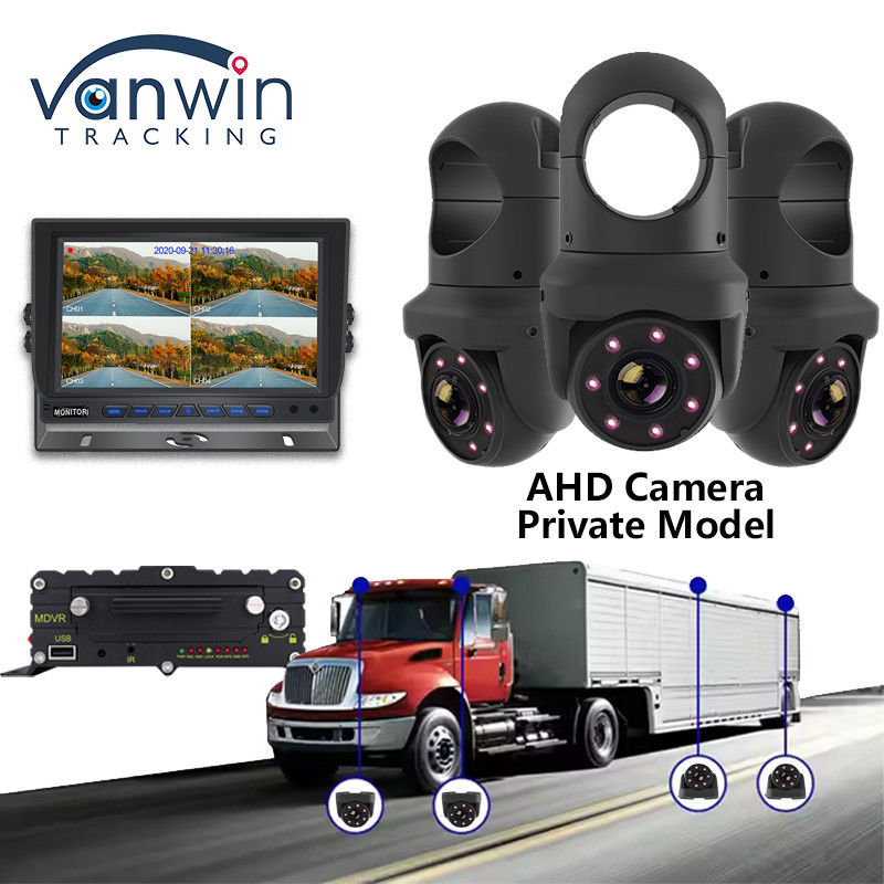 IP69K Full HD Gece Görüşü Araç Kubbe Kamera Özel Model 7 IR Işıklar Araç Kamerası Turck Otobüsü İçin