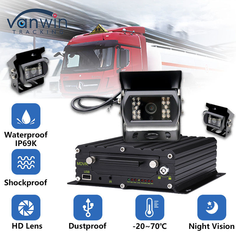IP69 AHD 170° Geniş Açılı Araba Kamerası Mobil Video Çözümleri İçin Araç Güvenlik CCTV Kamerası