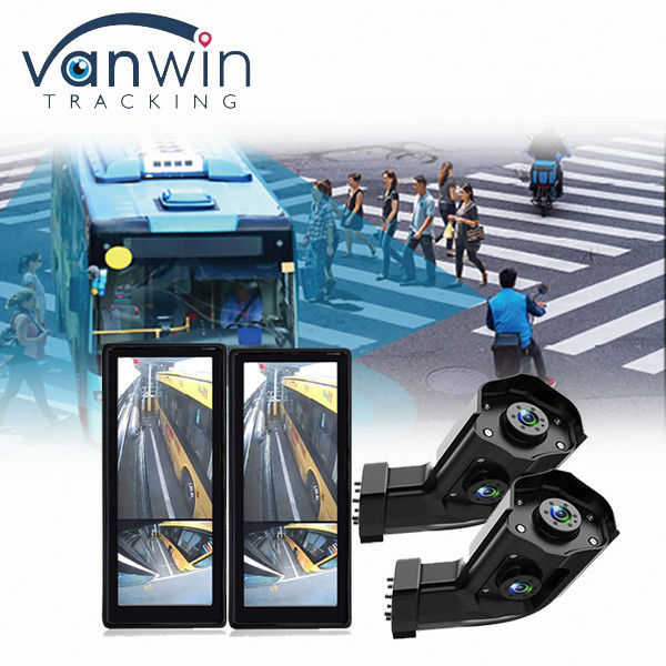 Su geçirmez HD 12.3 Inch Truck Bus E-Mirror Side View Blind Spot Dual Lens Kamera Sistemi Side View Rear View Car Monitor