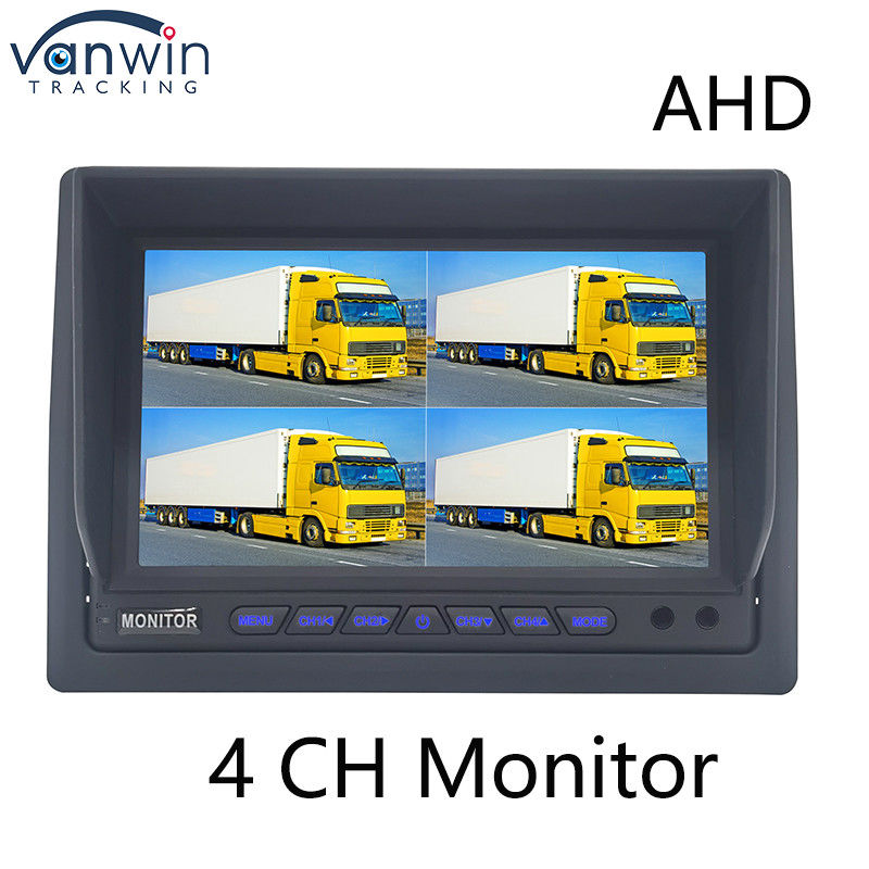 AHD Monitor 4 Kanal 7 Inch Full HD1080P MDVR Split Display Araç Monitörü Araç için