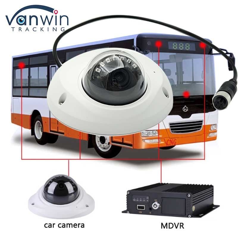 Gece Görüşü AHD 720P 1080P 2MP Araç İçerisi Kubbe Kamerası Havacılık Bağlantısı ve Ses Girişi İsteğe bağlı