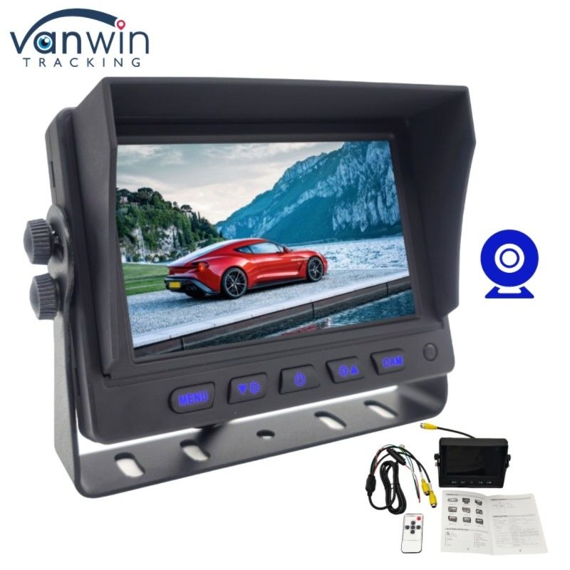 Mini Araç Arka Görünüm Monitörü 5 Inch Araç İçi Yüksek Kararlı Ekran Taksi Otobüsü Kamyon RV için