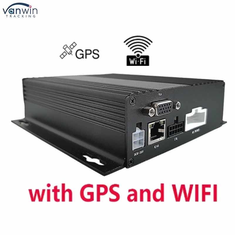 4CH MDVR Dijital İzleyici Sistemi 4G SD 1080P Araç GPS Taksi Kamyon Otobüs Kamera DVR için WiFi Fonksiyonu