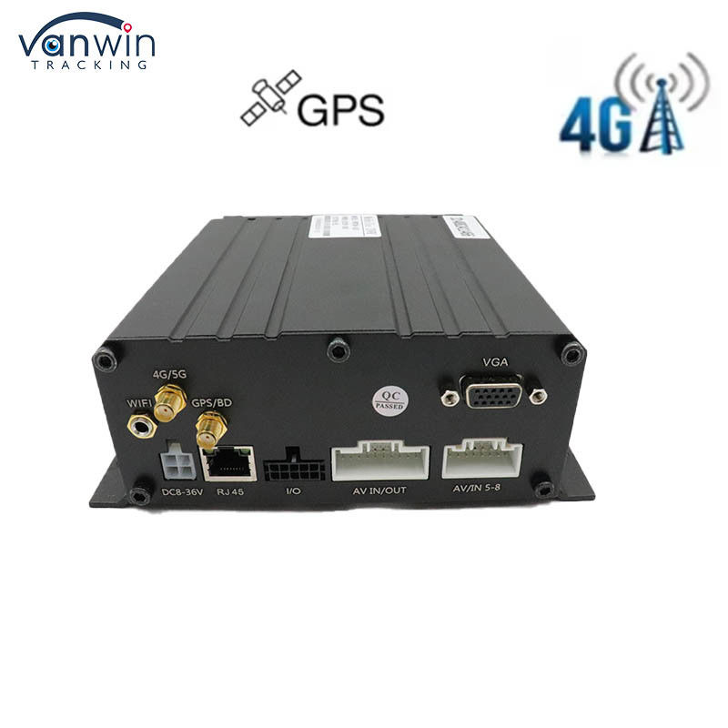 4CH MDVR 4G WiFi GPS Desteklenmiş İzleme Taksi Kamyonu Otobüs Kamerası CMSV6 Yazılımı ile