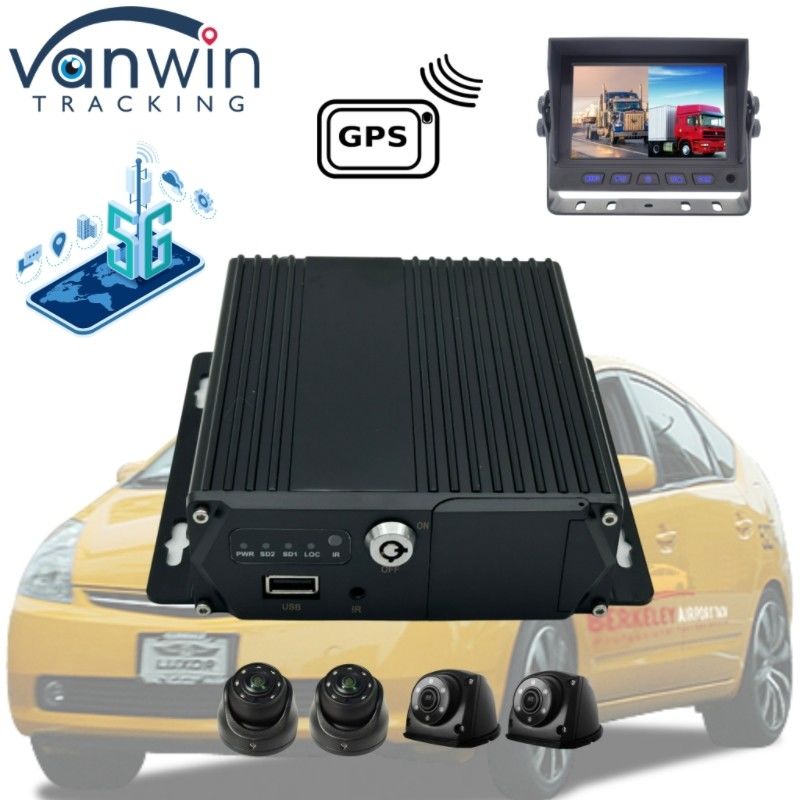 5G GPS Araç Takibi 4 Kanal SD Kart MDVR Taksi Otobüs Kamyonet Desteği OEM Servisi