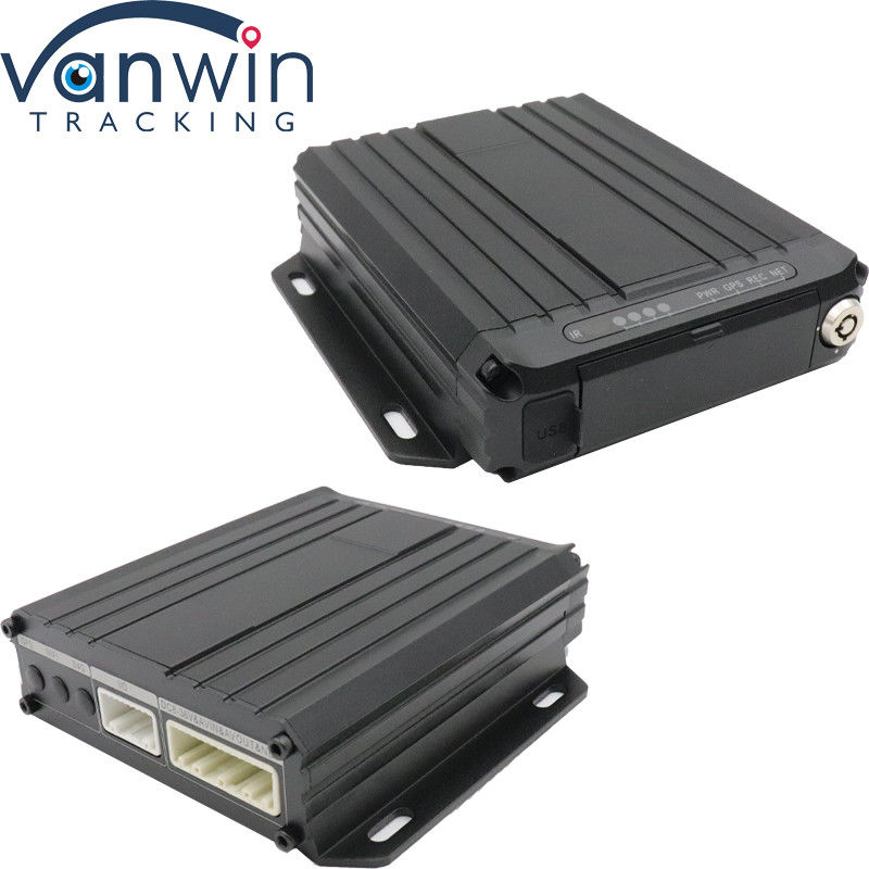 1080P Çift SD Kart 4 Kanal Mobil Dvr 4G GPS Wifi Araç CCTV Kamera ile