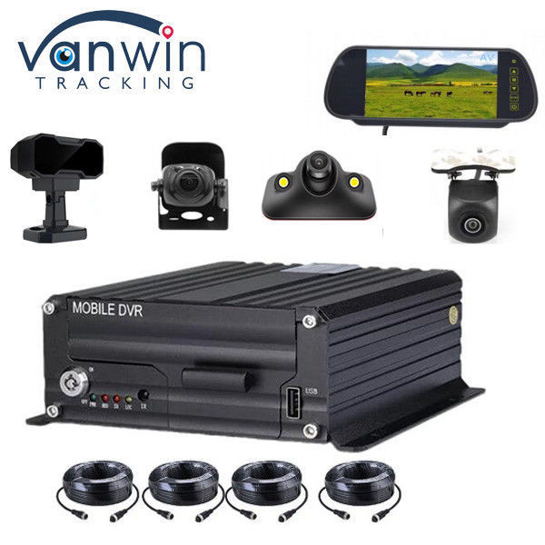 8CH 4CH 4G GPS ADAS DMS 2TB HDD SD Mobil DVR Kit AI MDVR GPS İzleme Sistemi Taksi MDVR