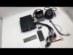 4CH 1080P çift SD kartı Mobil DVR