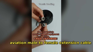 4-Pin Havacılık Erkek - Dişi Uzatma Kablosu